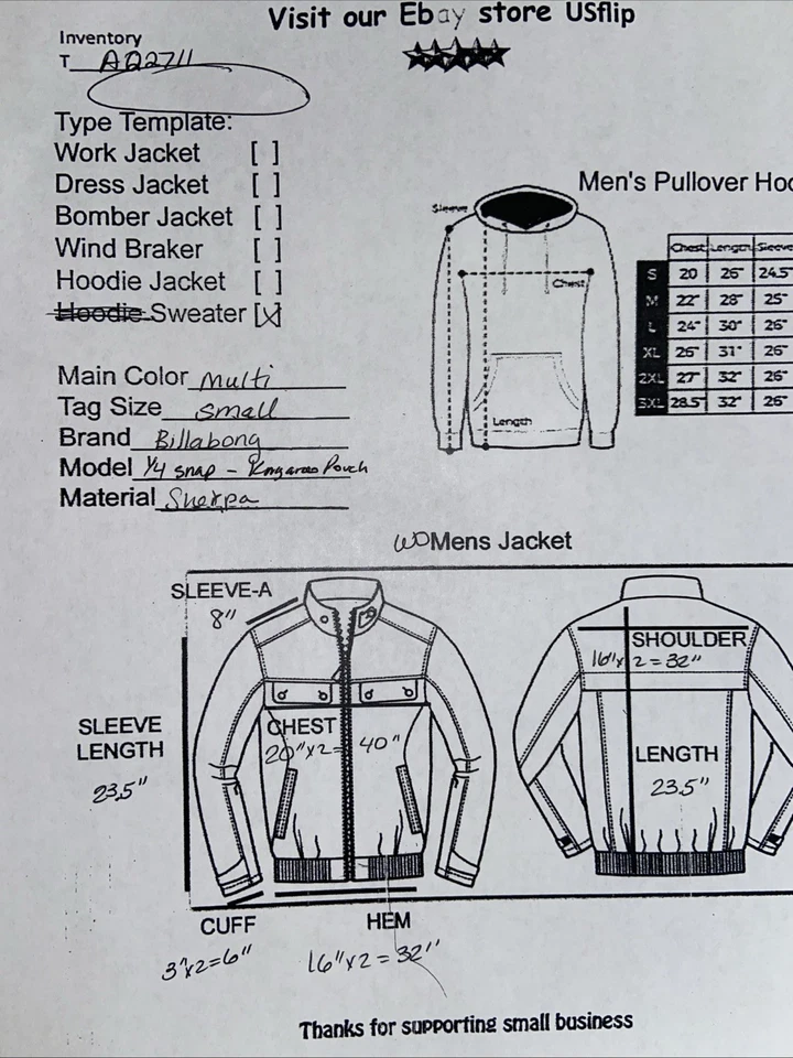 Billabong Adventure Division Fleece Pullover Sweatshirt Womens Size S - Image 3 of 4