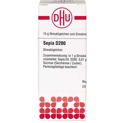 Sepia d 200 Globuli 10 g - PZN 2931116