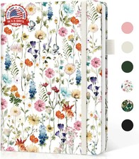 Lined Journal Notebook for Women Men, Hardcover Leather Journal for writi