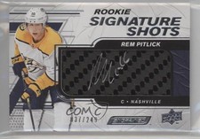 2019-20 Upper Deck Engrained Rookie Signature Shots 37/249 Rem Pitlick Auto 0ze9