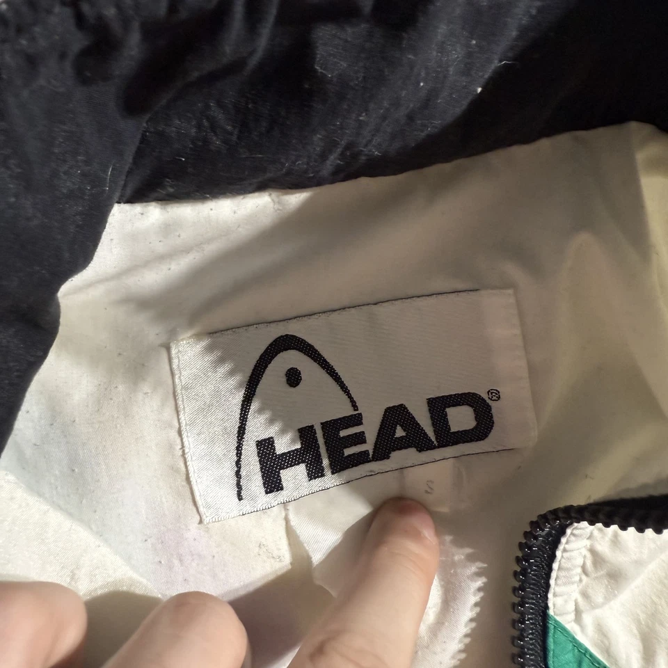 Chaqueta cortavientos vintage años 90 Head Color Block para hombre talla múltiple S retro Foto 2 de 4