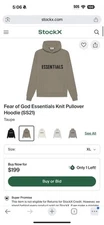 Essentials Hoodie Sweater