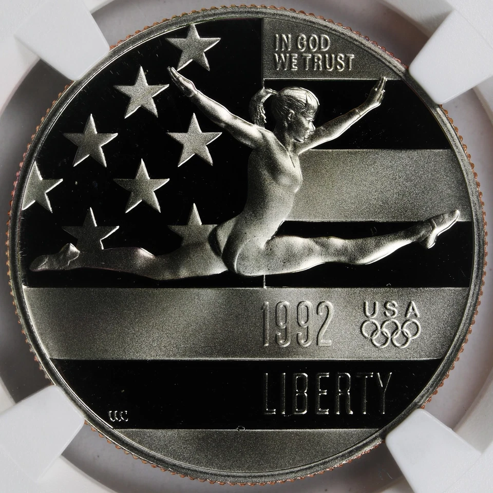 1992-S 50c Olympics Commemorative Half Dollar NGC PF69UCAM - Image 3 of 4