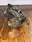 ❤️Antique Spelter Metal Foo DOG Toothpick Holder w/ Brass (see condition) — photo 10