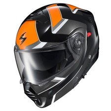 SCORPION EXO-GT930 TRANSFORMER MODULAR MOTORCYCLE HELMET MORPH ORANGE SIZE SMALL