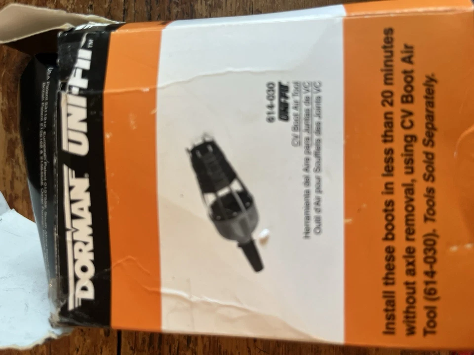 CV Joint Boot Kit Dorman 614-001 Uni-Fit Constant Velocity Joints Open Box - Image 3 of 4