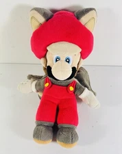 Little Buddy Super Mario Flying Squirrel Mario 9" Figure Stuffed Plush Doll Toy