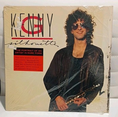 Kenny G Silhouette 1988 Vinyl LP VG  Arista AL 8457 Smooth Jazz In Shrink 