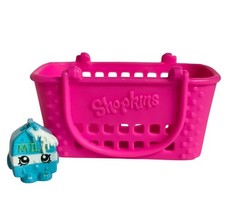 Shopkins Spilt Milk Rare Season 1 Dairy Team With Pink Shopping Basket