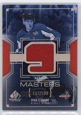 2025 Upper Deck SP Game Used NHL Masters Rookies Jersey /199 Ryan Leonard 1oh9
