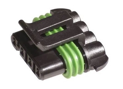 10 x Delphi, Metri-Pack 150 KFZ Stecker Buchse schwarz Kabelhalterung 4-fach