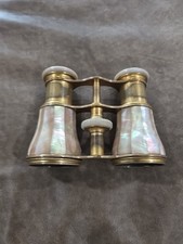 Vintage Mother of Pear Opera Glasses Lemaire Paris