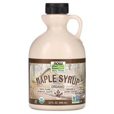 Real Food, Organic Maple Syrup, Grade A, Dark Color, 32 fl oz (946 ml)