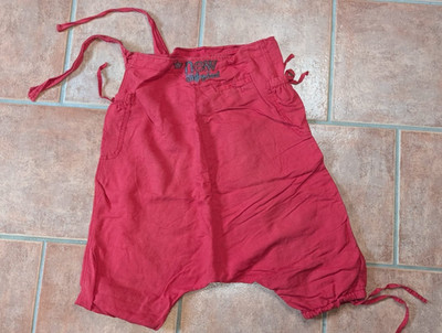 Desigual Pluder- / Haremshose  rot Größe (Size) 26 40cm Bund Länge 65cm bestickt