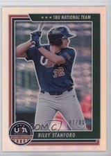2022 Panini USA Baseball Stars & Stripes Holo Silver 1/80 Riley Stanford #49 4g8