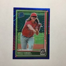 2025 Panini Donruss - Optic Rhett Lowder #74 Blue Velocity Prizm (RC)