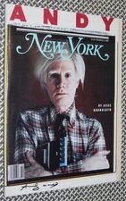1987 New York Magazine, ANDY WARHOL TRIBUTE Issue, Leo Castelli, Barlett