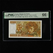 1972-74 France Banque De France 10 Francs Pick#150a PMG 66 EPQ Gem UNC