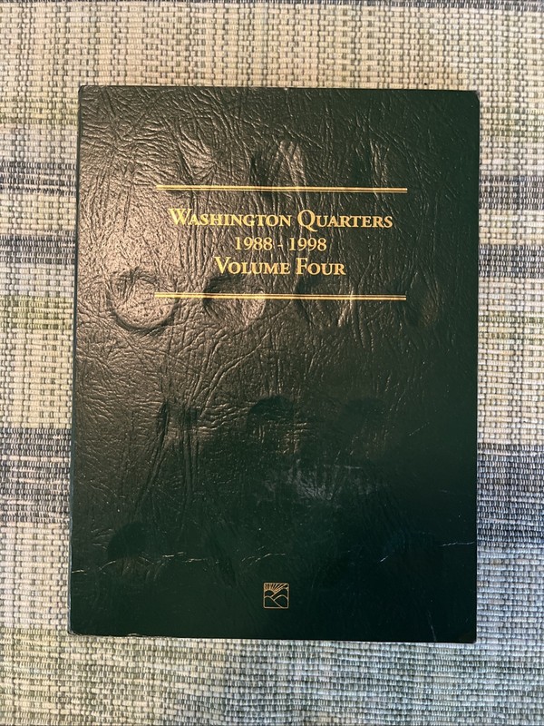 Littleton Washington Quarters 1988-1998 Volume Four Coin Album LCF15 Empty
