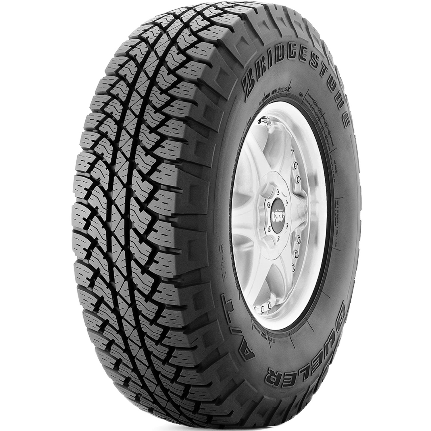 Tire Bridgestone Dueler A/T RH-S LT 275/65R20 Load E 10 Ply AT All Terrain