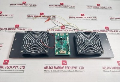 Sensdar CD1225D24HB Axial Fan Assembly Panel 80363001-001 DC24V 0.20A REV: C