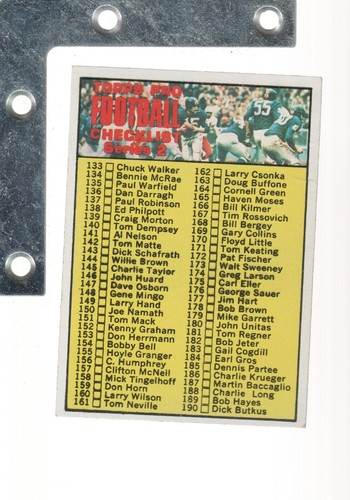 1970 Topps Football SINGLES VG/VG-EX+ SHARP/CHEAP! Pick From List Up To 30% OFF - Picture 260 of 460