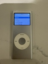 Apple iPod Nano 2nd Generation 2gb Sliver Good Working Order Rare Vintage