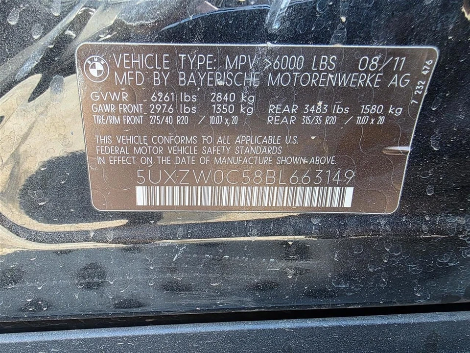 Turbo/Supercargador 3,0 L Diesel Doble Turbo Superior Se Adapta 09-13 BMW X5 28964792 Foto 3 de 4