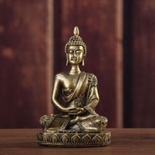 Sandstone India Buddha Statue Fengshui Sitting Buddha Sculpture Figurines