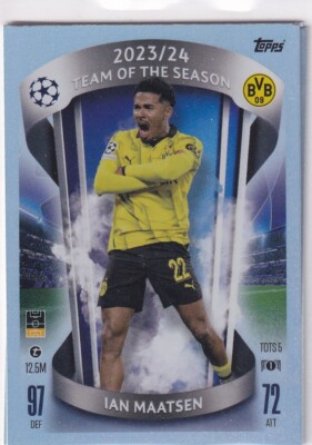 Topps Match Attax Champions League 24/25 Nr. TOTS 5 Ian Maatsen Team