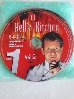 Hell's Kitchen Season 1 Raw & Uncensored Disc Only Loose DVD TV Series 