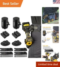 Essential Tool Holster Kit with Self-Locking Design and Heavy-Duty Construction