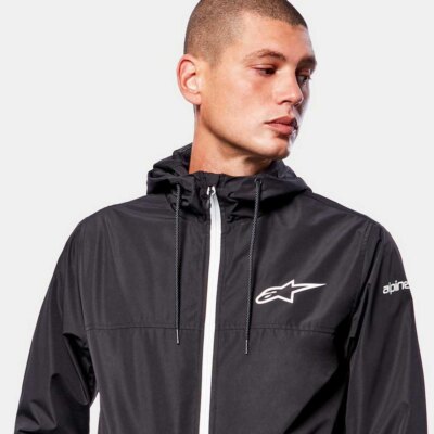 ALPINESTAR TREQ Black WINDBREAKER LIGHT JACKET - 1232 11020 | eBay