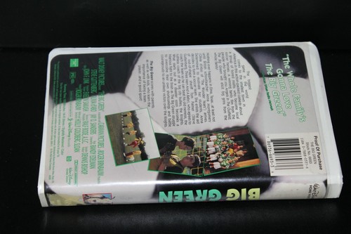 The Big Green VHS Cassette Video Tape Walt Disney Clamshell Soccer 1996 Disney - Picture 3 of 3