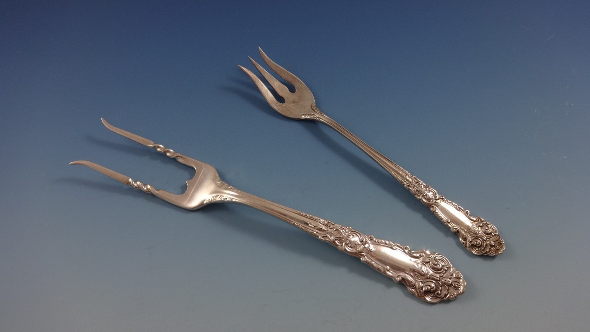 4 Manchons De Mors Crockett Montés En Argent Sterling – Vintage USA – Offres Bienvenues !