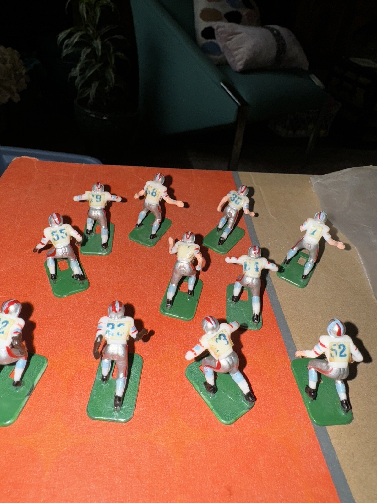 Vintage Tudor Electric Football Games, Denver Broncos, 11 Players, No