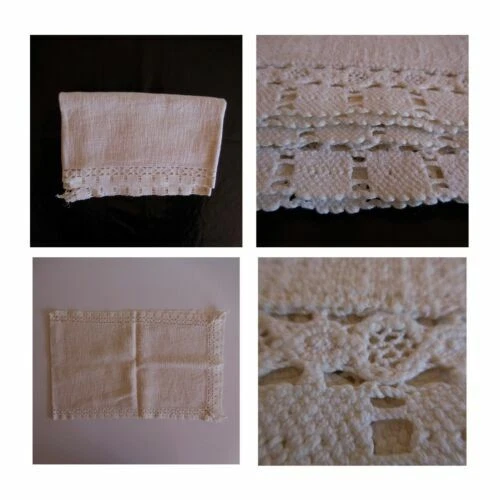Textiles anciens Art déco napperons à linge de table
