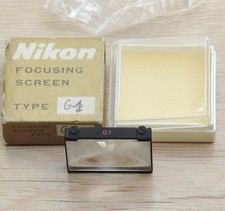 Verre de visée G1 pour Nikon F et F2, neuf (new)