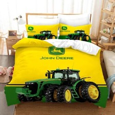 3D Tractor Quilt Cover Set Duvet Cover Bedding Pillowcases