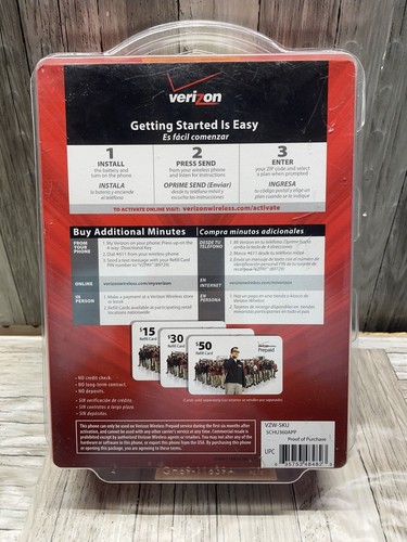 Samsung SCH-U360 Gusto Verizon Camera Phone Verizon Prepaid - NIB SEALED A12 - Picture 8 of 8