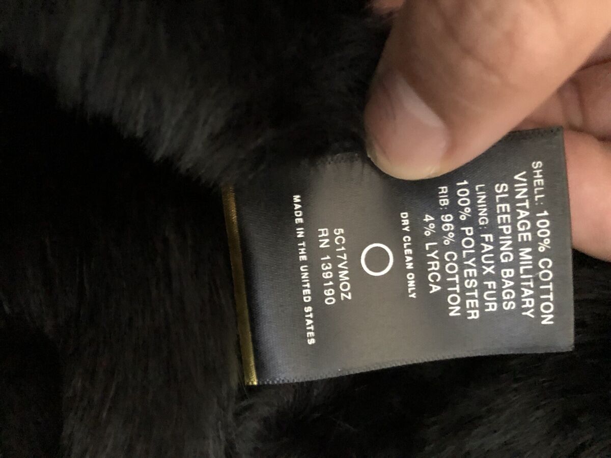 Fear Of God Faux Fur Military Vintage Jacket Fifth Fear Of God Faux Fur Military Vintage Jacket Fifth