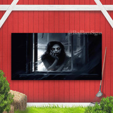 Ghost Halloween Window Garage Door Decorations Spooky Banner