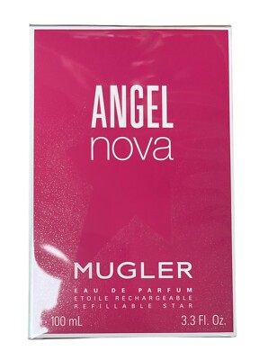 THIERRY MUGLER ANGEL NOVA NACHFÜLLBARE STERNE 100ML EDP SPRAY BRANDNEU & VERS...