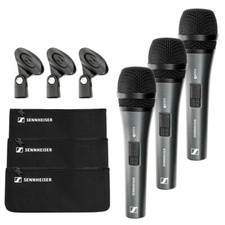Sennheiser 3-PACK-E-835-S Handheld Microphone Set