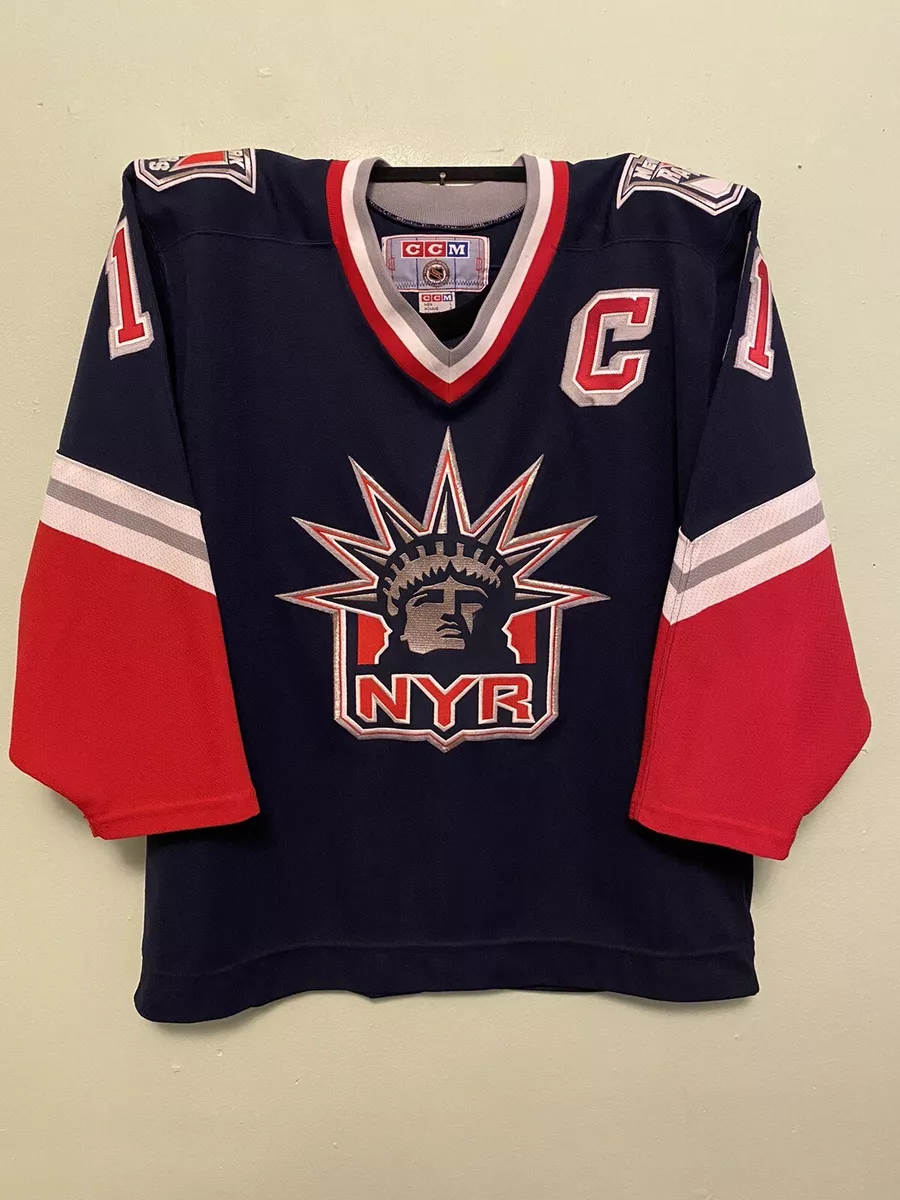 Mark Messier New York Rangers Lady Liberty Alternate Jersey CCM Large