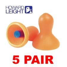 Howard Leight QD1 Reusable Hearing Protection Earplug (5 Pair)