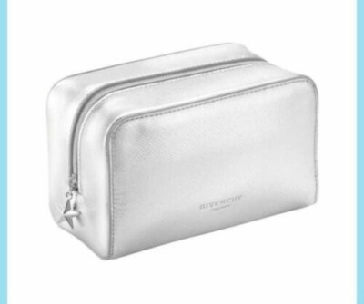 Givenchy Make Up/Toiletry/Acessory Bag, Small Cubic Pouch, Silver