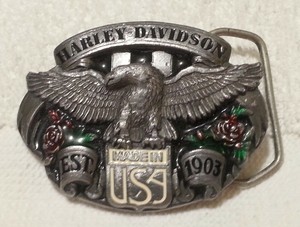 harley davidson eagle belt buckle