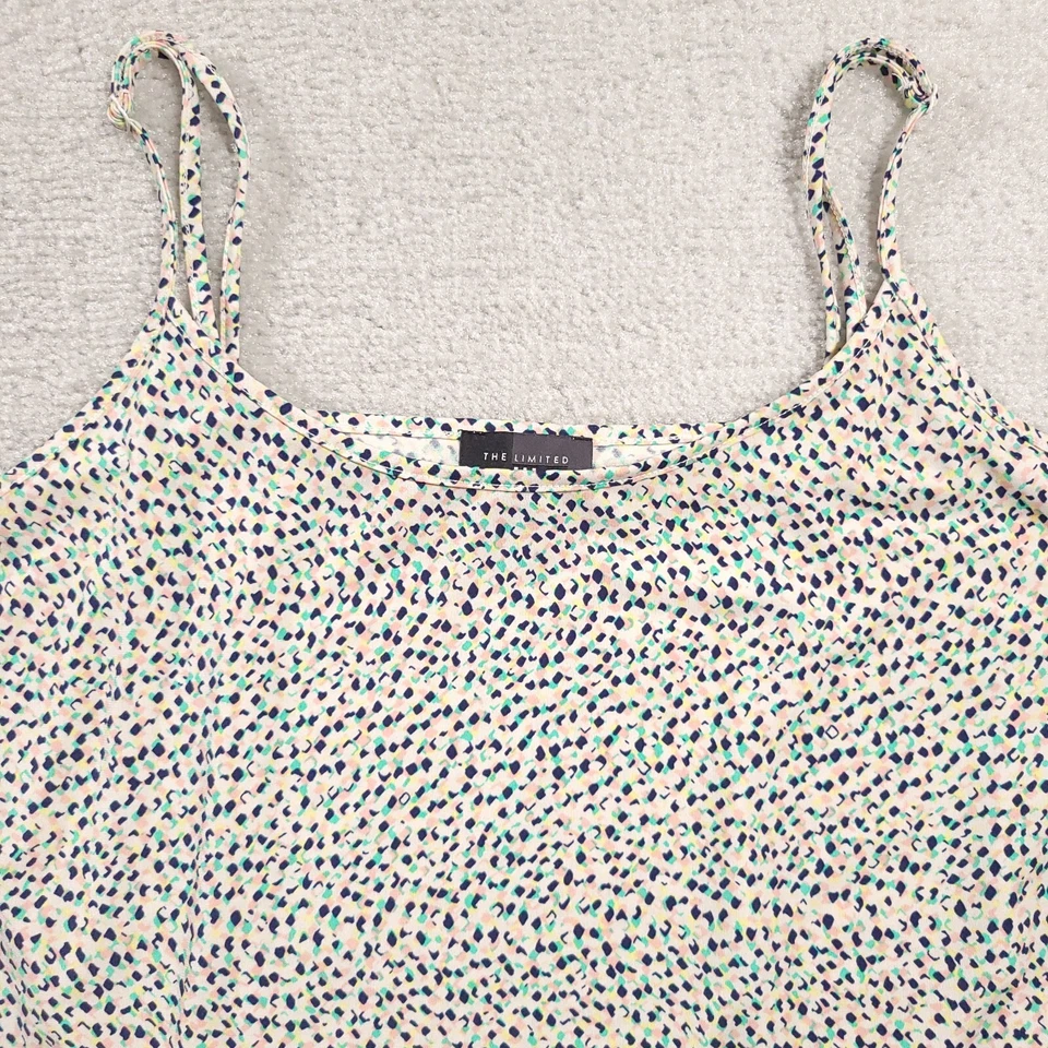 Camiseta sin mangas The Limited para mujer XL multicolor cami correa de espagueti top elástico Foto 3 de 4