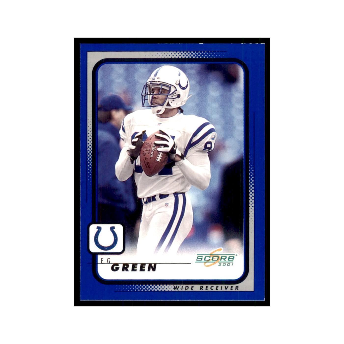 E.G. Green 2001 Score #82 Football Card NM